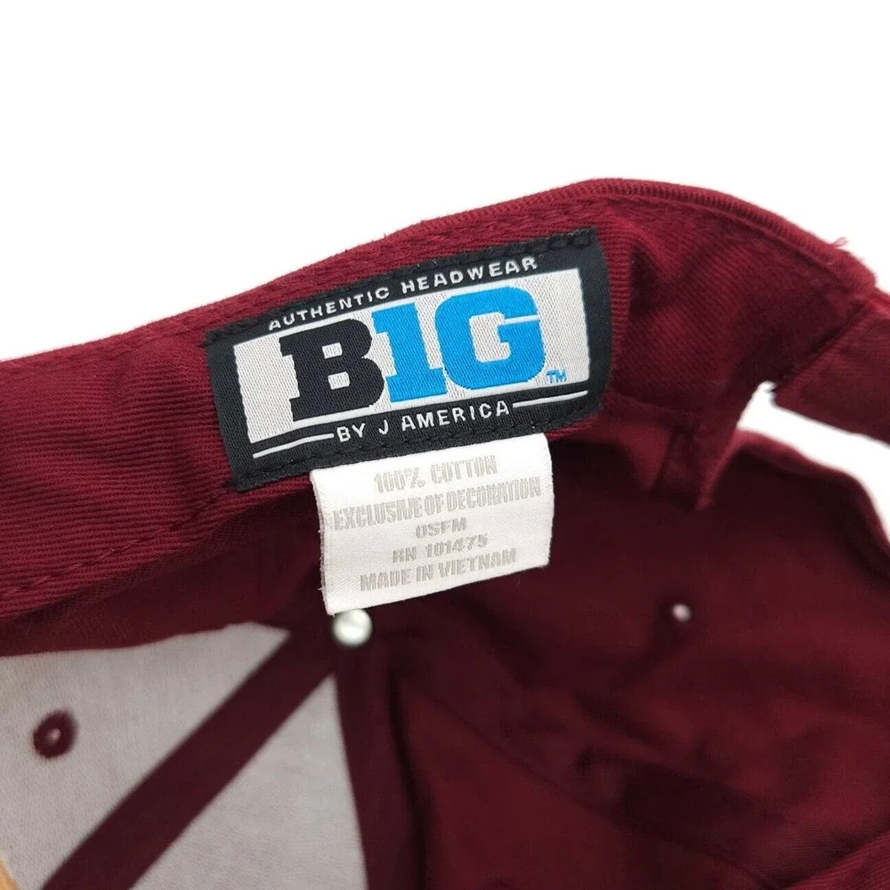 Minnesota Golden Gophers Strapback Hat Ball Cap Adjustable BIG NCAA‎ College Red